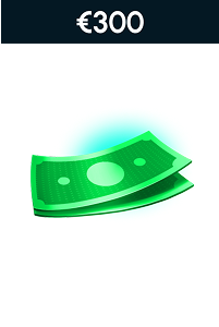 Mache eine Einzahlung von 300 €