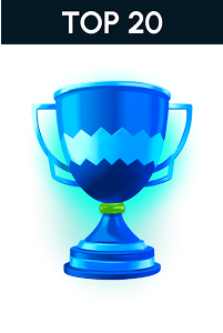 Platz unter den TOP 20 in einem Turnier