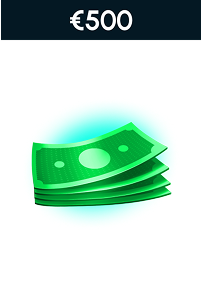 Mache eine Einzahlung von 500 €